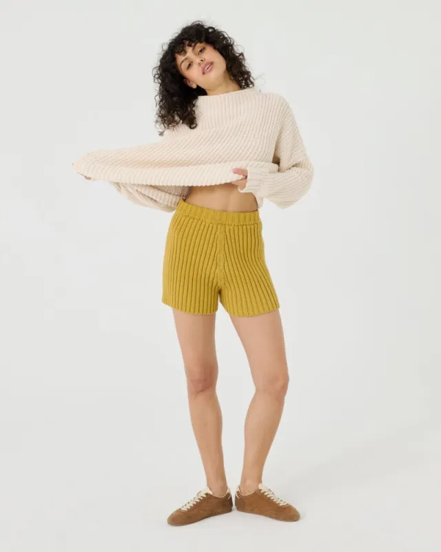 Pilnatis: Amber Haze Cotton Shorts made by The Knotty Ones