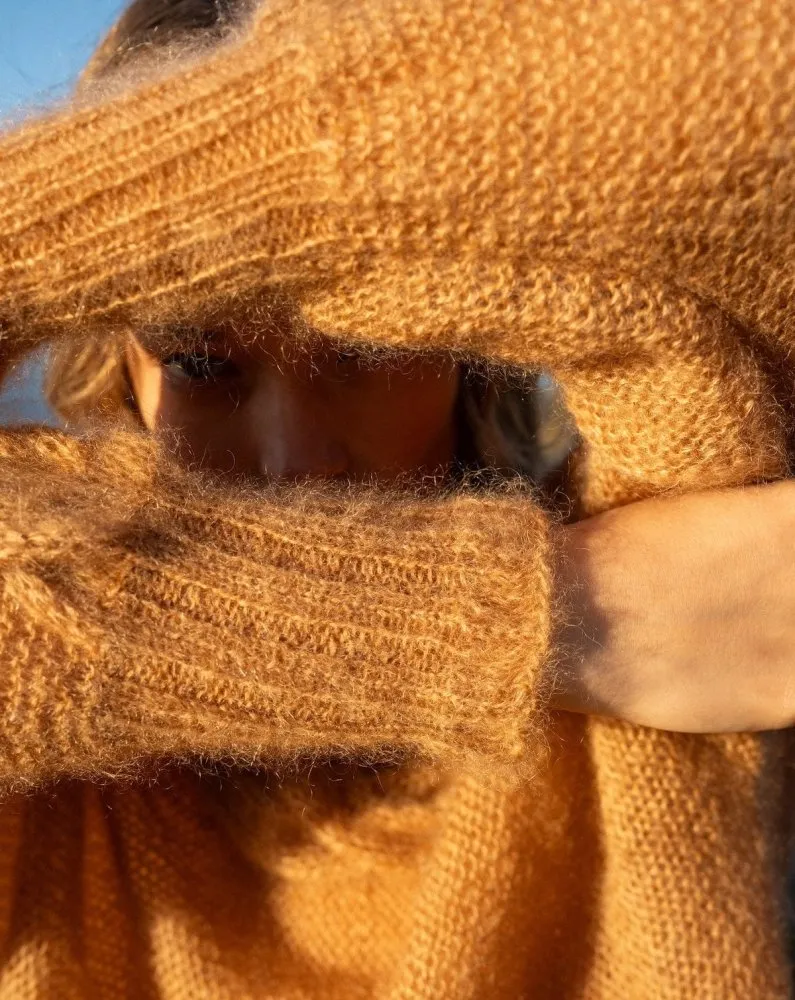 Jūra: Nutmeg Silk & Mohair Sweater sold by The Knotty Ones product image thumbnail 5