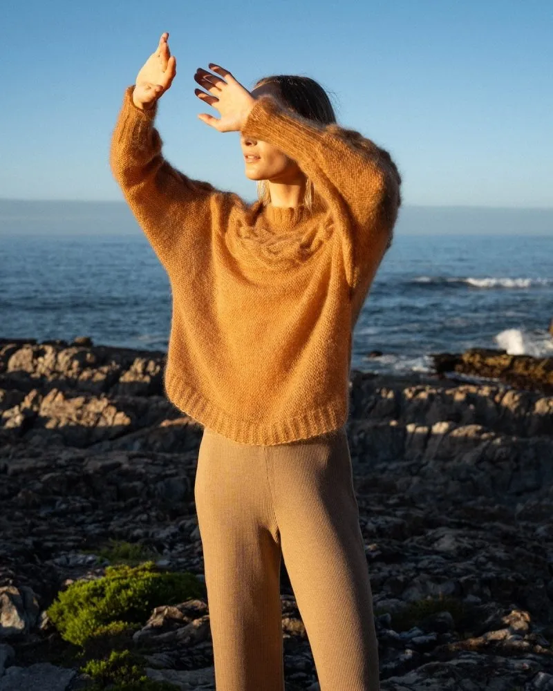 Jūra: Nutmeg Silk & Mohair Sweater sold by The Knotty Ones product image thumbnail 2