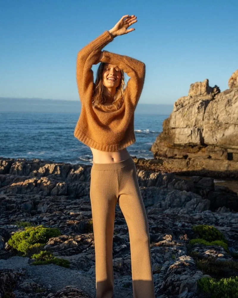 Jūra: Nutmeg Silk & Mohair Sweater sold by The Knotty Ones product image thumbnail 4