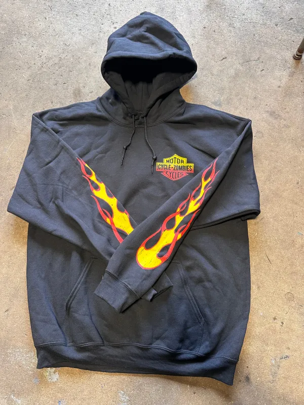 Flame Hoodie made by Cycle Zombies
