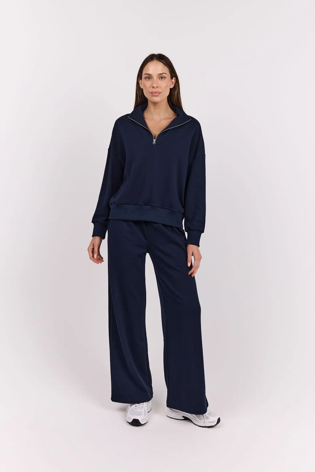Foundation Half Zip Sweatshirt Navy sold by dk active product image thumbnail 3