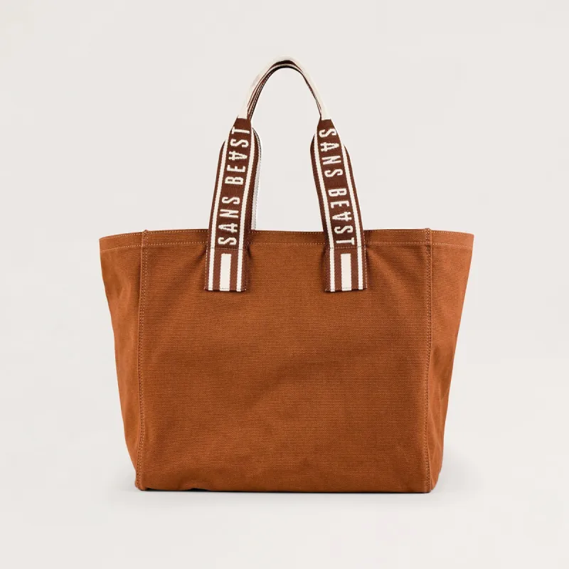 Xtra Overflow Tote - Chestnut sold by Sans Beast