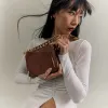 Sojourn Crossbody - Mahogany Croco sold by Sans Beast
