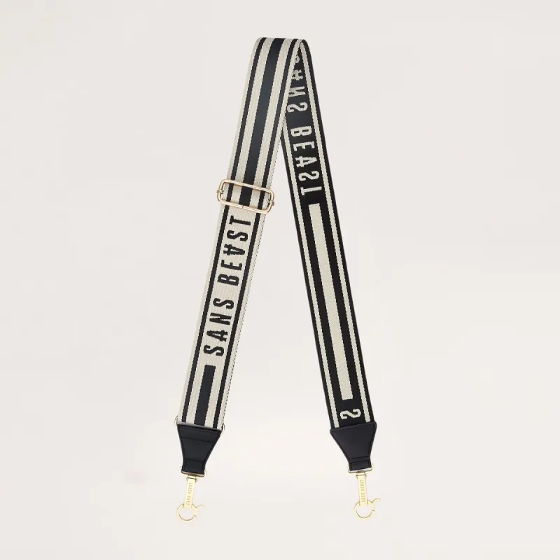 Corridor Bag Strap - Licorice + Gold sold by Sans Beast