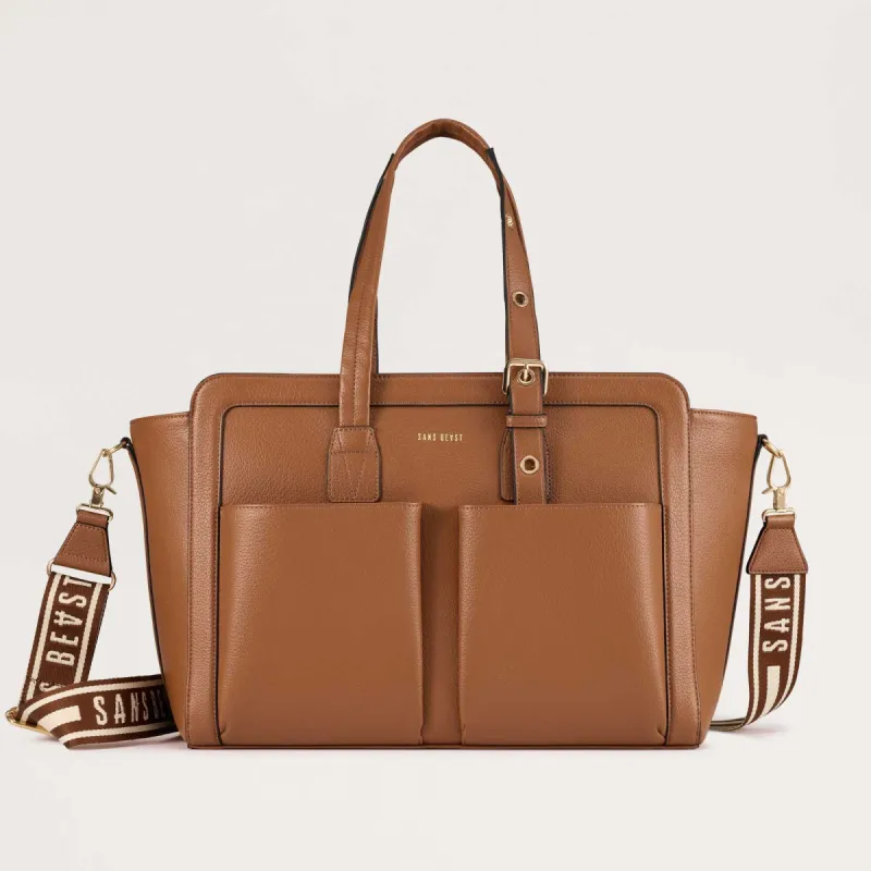 Daytripper Tote - Cinnamon + Gold sold by Sans Beast