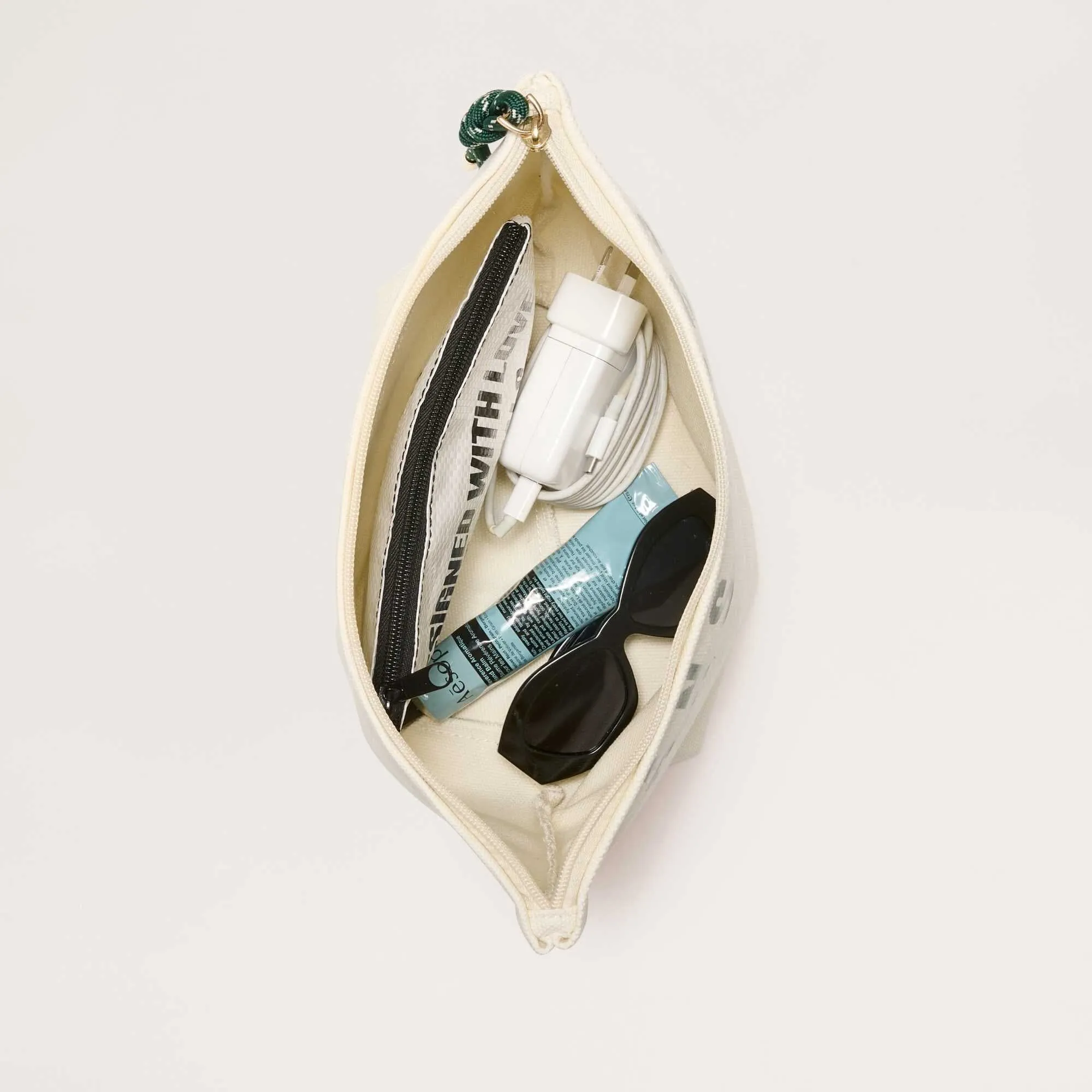 Zippy Pouch - Vanilla sold by Sans Beast product image thumbnail 3