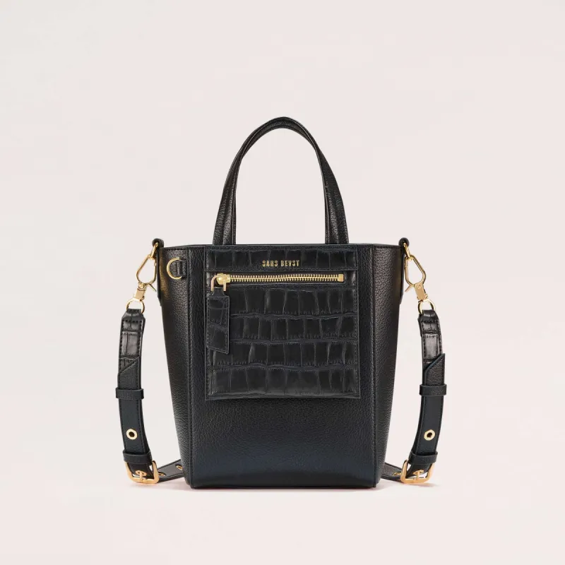 Petite Universo Bucket - Noir + Gold sold by Sans Beast