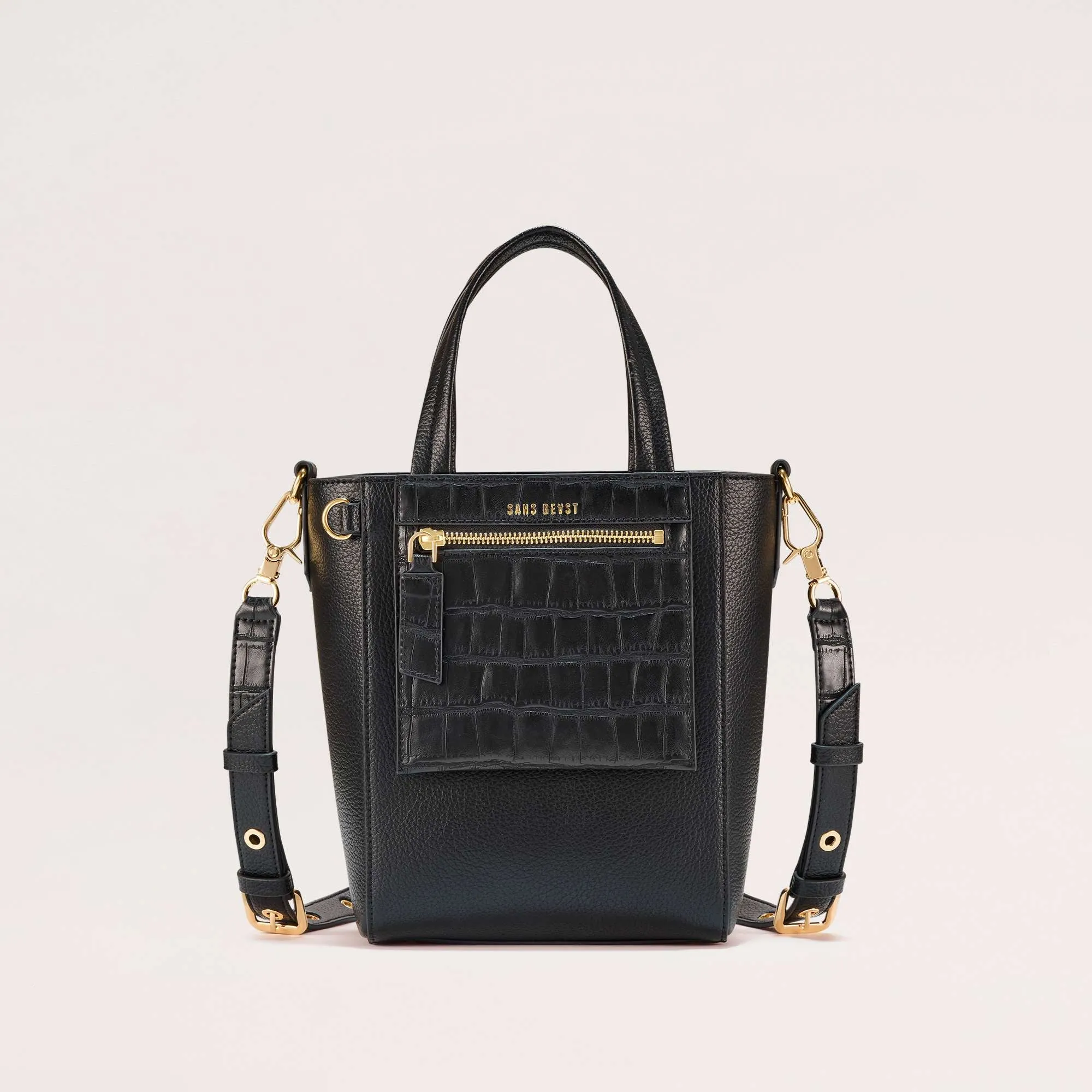 Petite Universo Bucket - Noir + Gold sold by Sans Beast