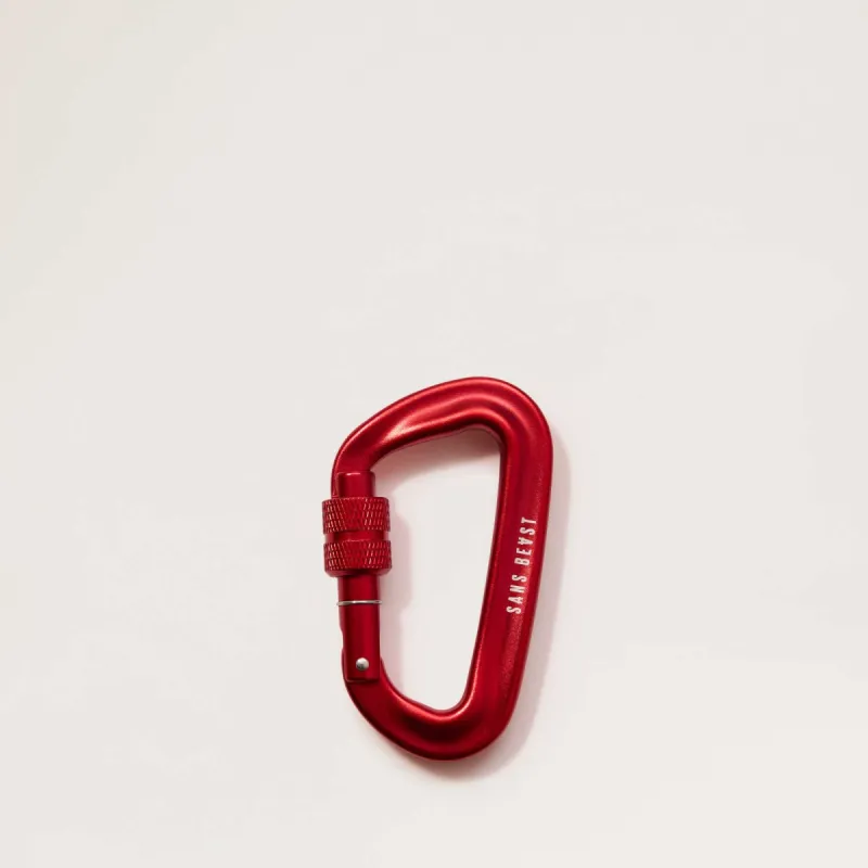 SB Essential Carabiner - Siren Red sold by Sans Beast