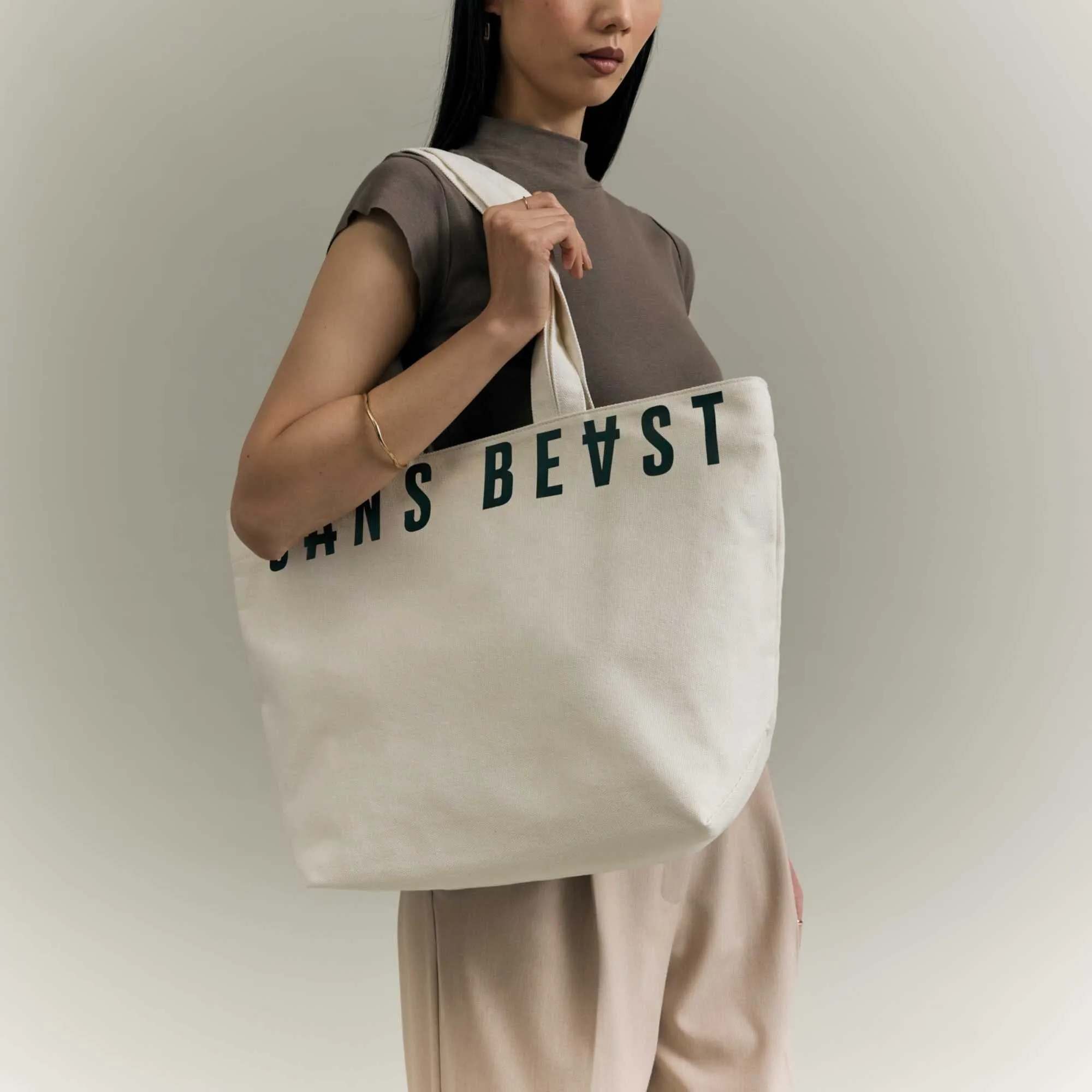 Zippy Overflow Tote - Vanilla sold by Sans Beast product image thumbnail 2