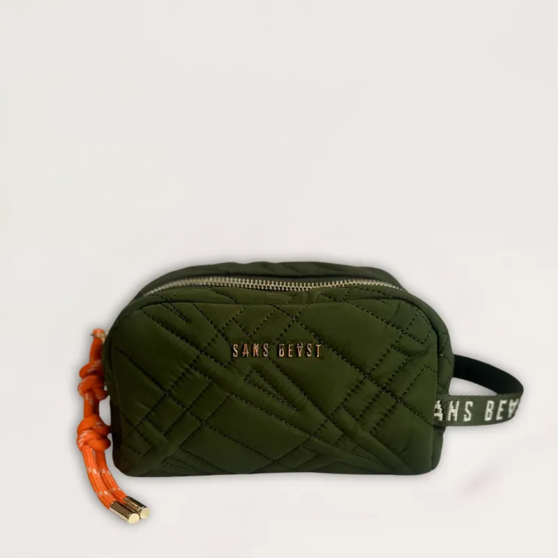 Quilted Cos Case - Olive sold by Sans Beast
