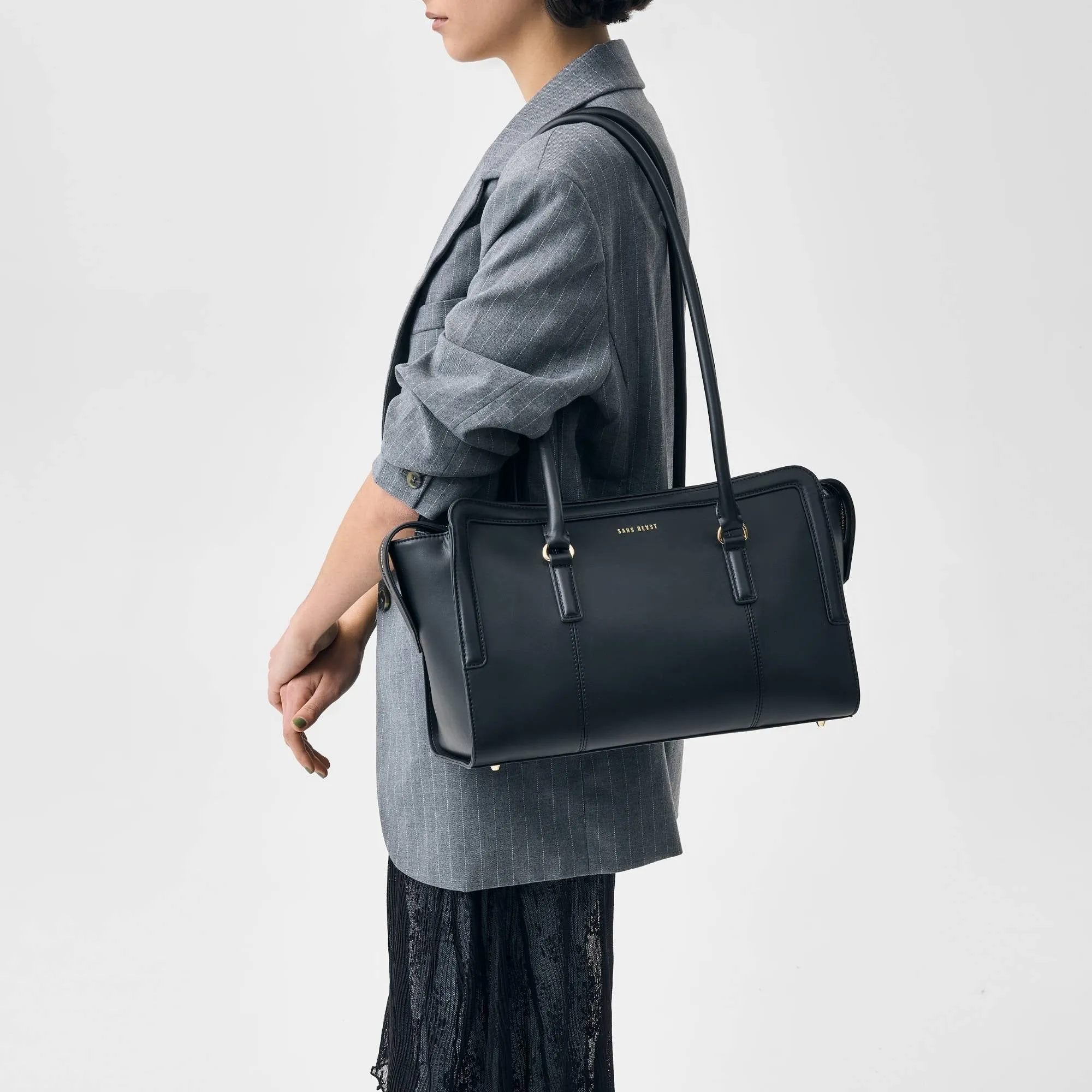 Long Lunch Daybag - Noir sold by Sans Beast product image thumbnail 2