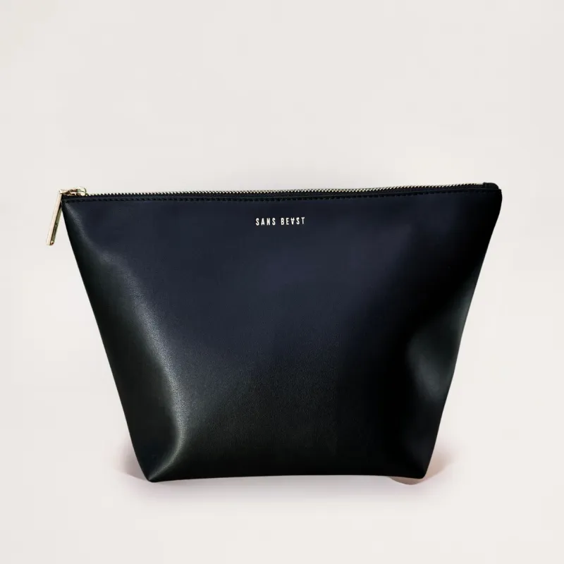 Stopover Clutch Noir Bio-based made by Sans Beast