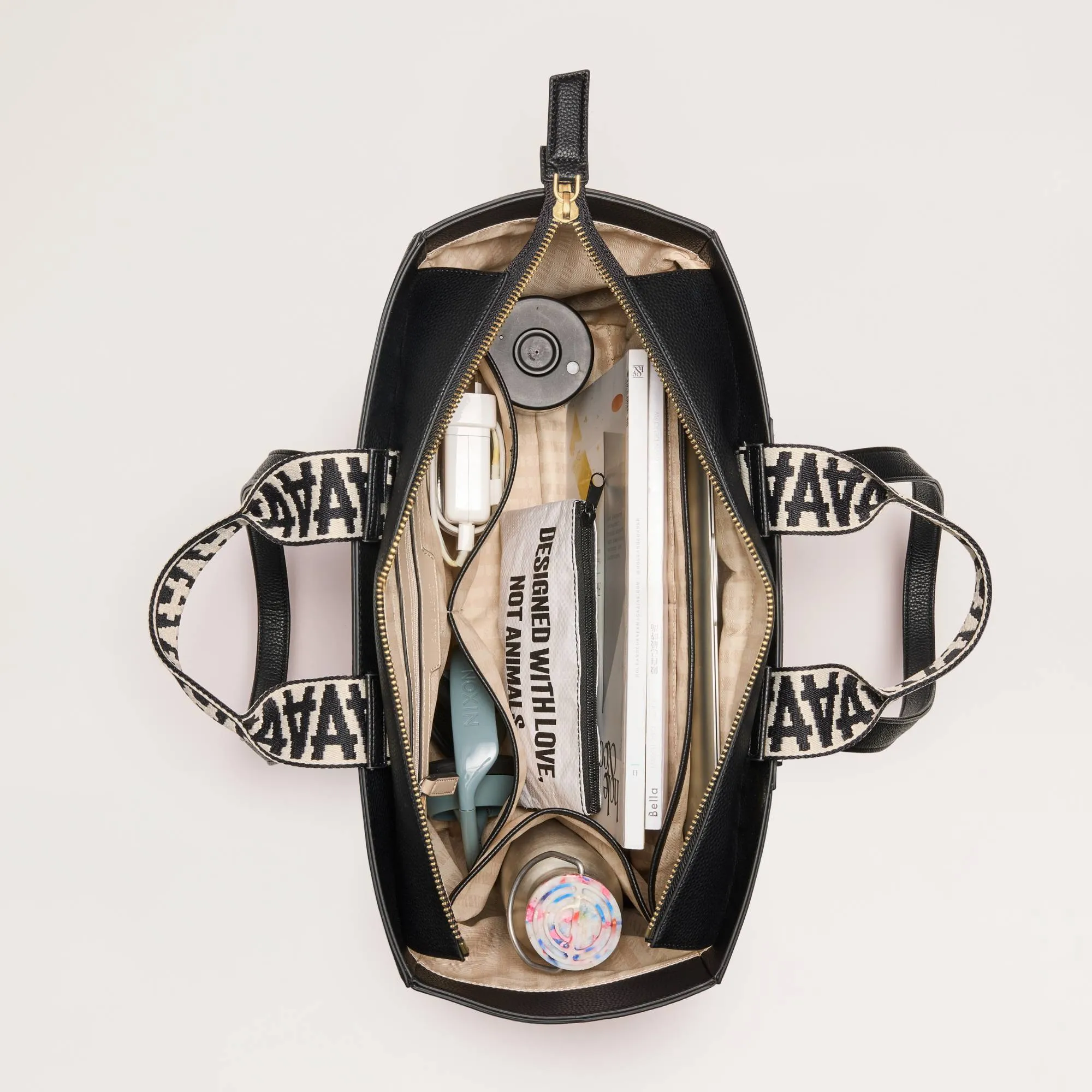 All Hours Tote - Noir + Gold sold by Sans Beast product image thumbnail 3