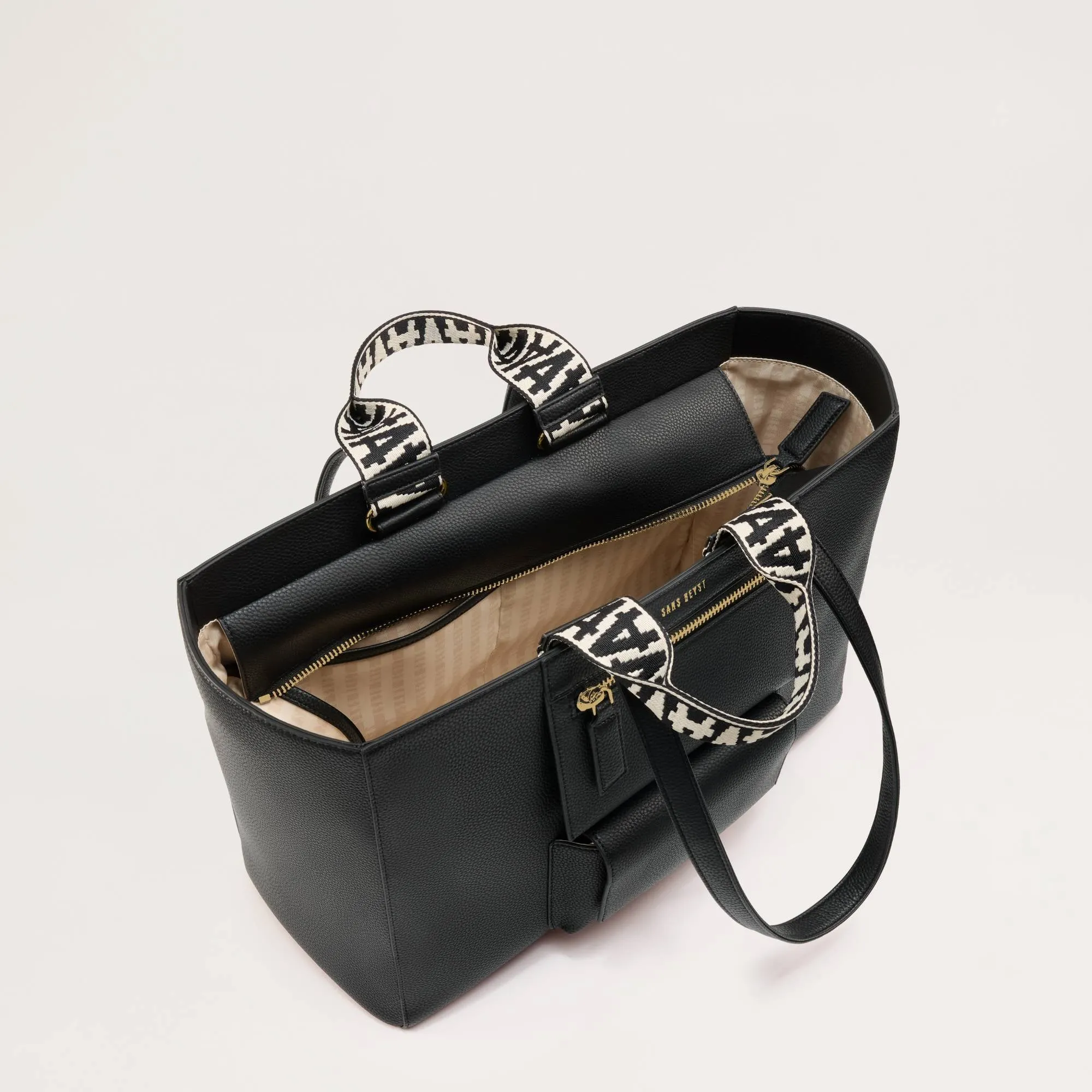 All Hours Tote - Noir + Gold sold by Sans Beast product image thumbnail 4