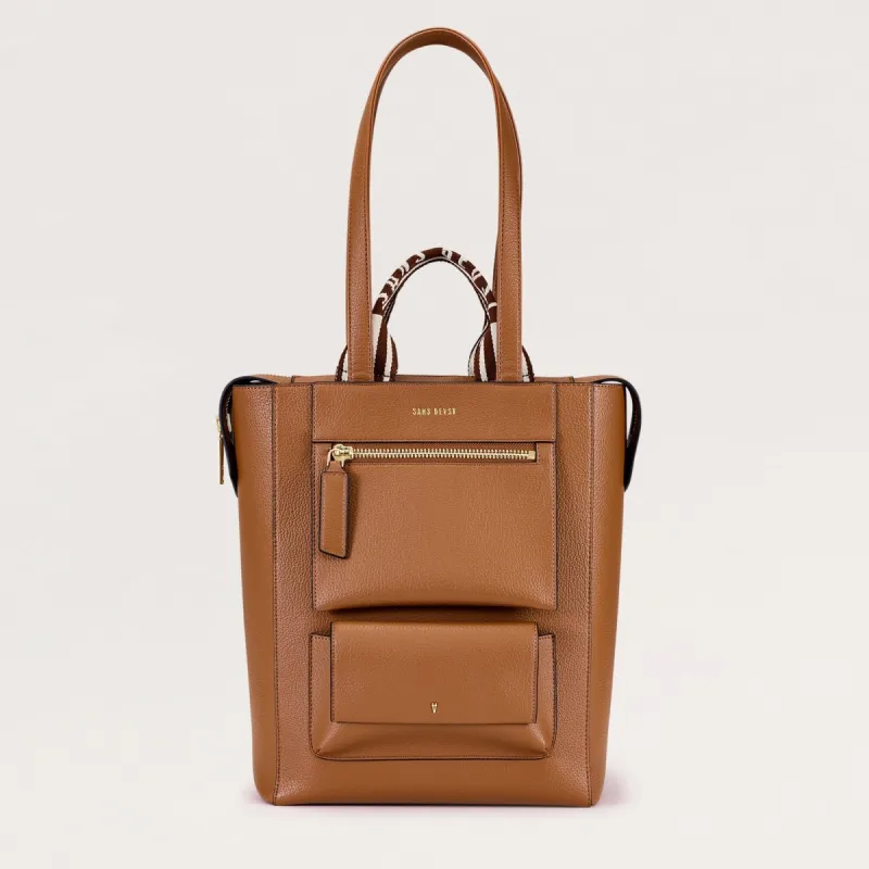 Universo Tote - Cinnamon + Gold sold by Sans Beast
