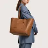 Archive Tote - Cinnamon + Gunmetal sold by Sans Beast