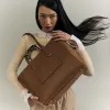 Archive Tote - Cinnamon + Gold sold by Sans Beast