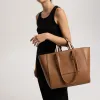 Archive Tote - Cinnamon + Gold sold by Sans Beast