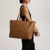 Archive Tote - Cinnamon + Gold sold by Sans Beast