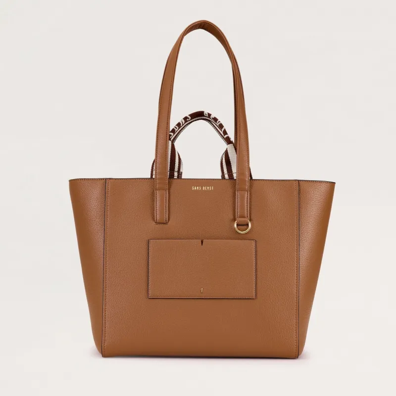 Archive Tote - Cinnamon + Gold sold by Sans Beast