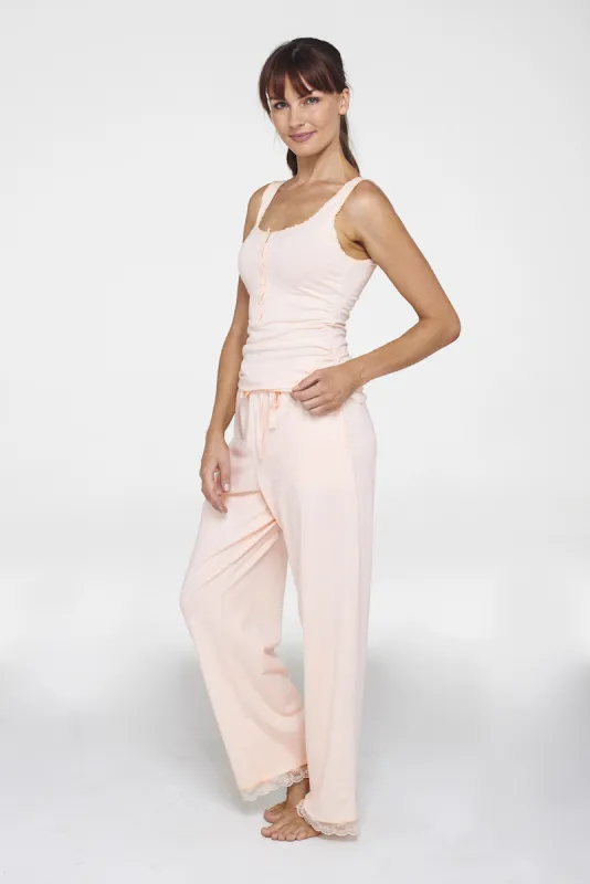 singlet in pink blush sold by Sorella Organics