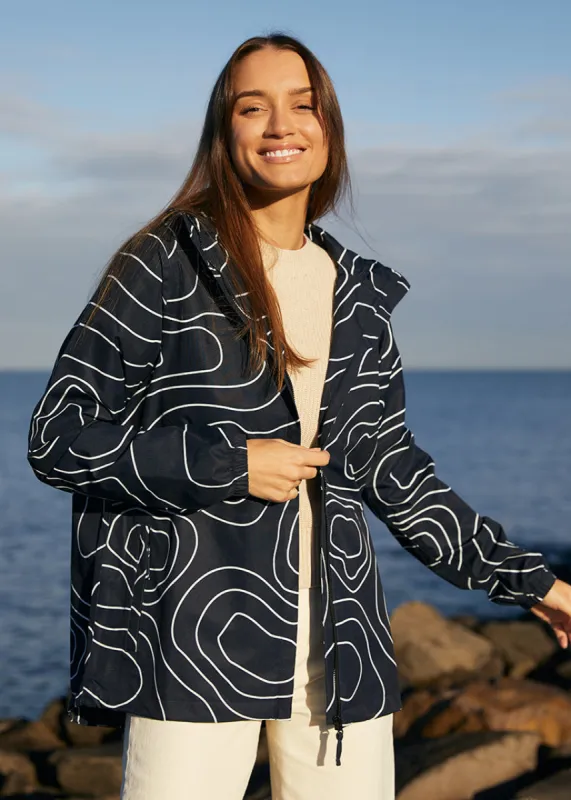 Elements Waterproof Jacket - Topography (Last Sizes) sold by Amble Outdoors