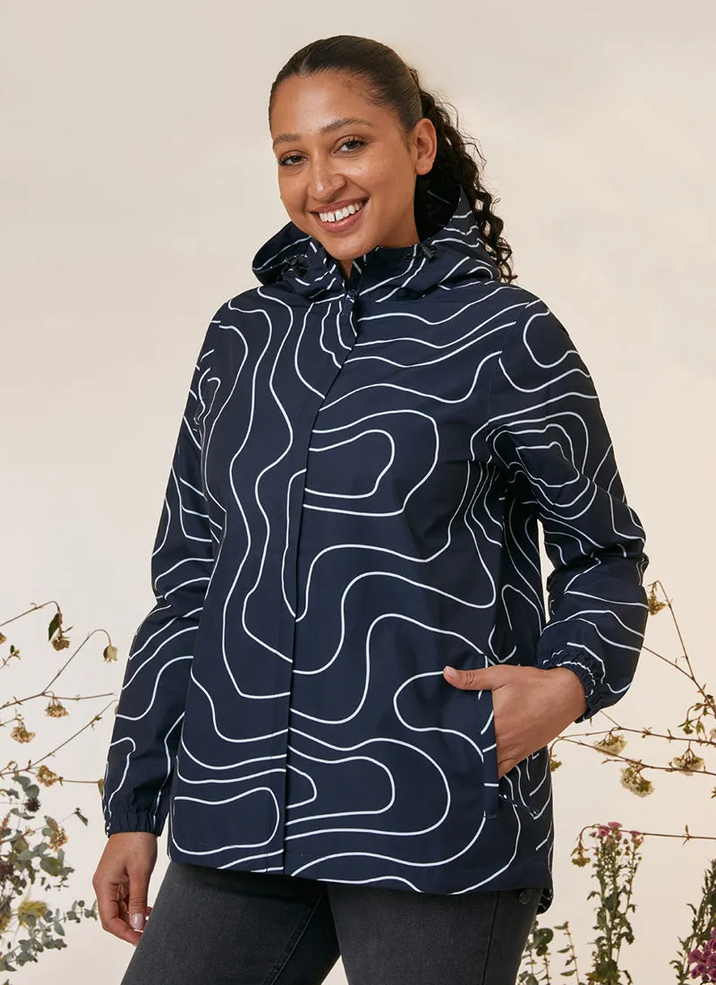 Elements Waterproof Jacket - Topography (Last Sizes) sold by Amble Outdoors product image thumbnail 4