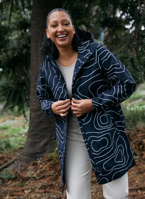 Refuge Waterproof Jacket - Topography (Last Sizes) sold by Amble Outdoors