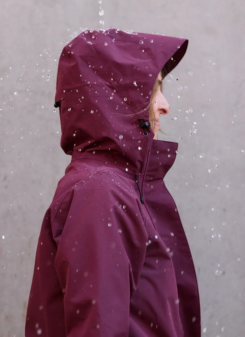 Refuge Waterproof Jacket - Mulberry sold by Amble Outdoors product image thumbnail 2