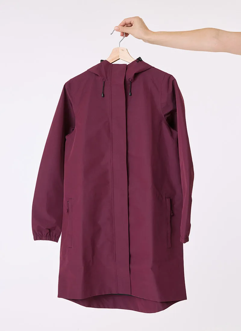 Refuge Waterproof Jacket - Mulberry sold by Amble Outdoors product image thumbnail 5