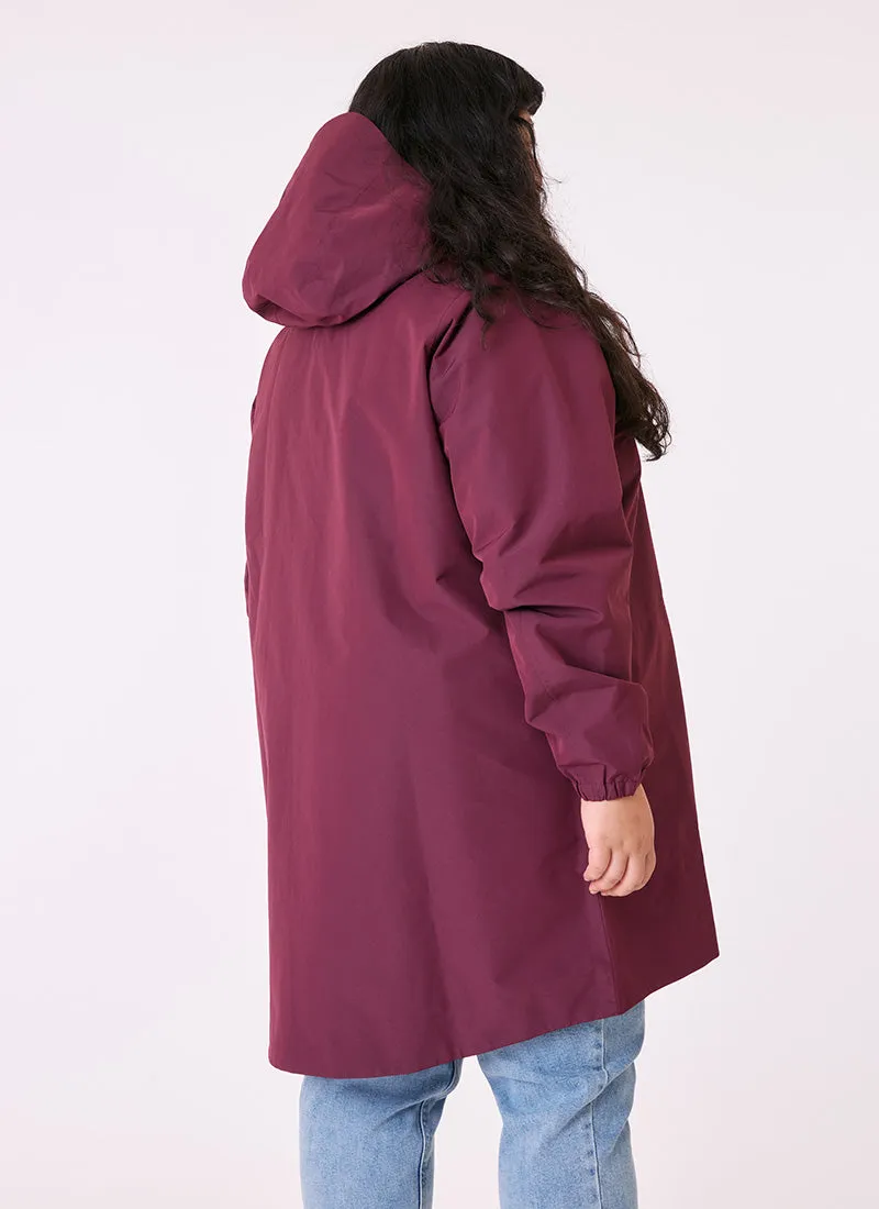 Refuge Waterproof Jacket - Mulberry sold by Amble Outdoors product image thumbnail 4