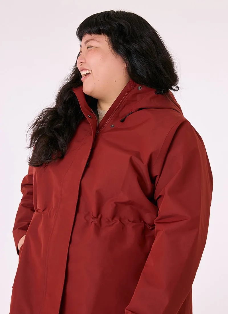 Overlander Waterproof Jacket - Terracotta sold by Amble Outdoors product image thumbnail 4