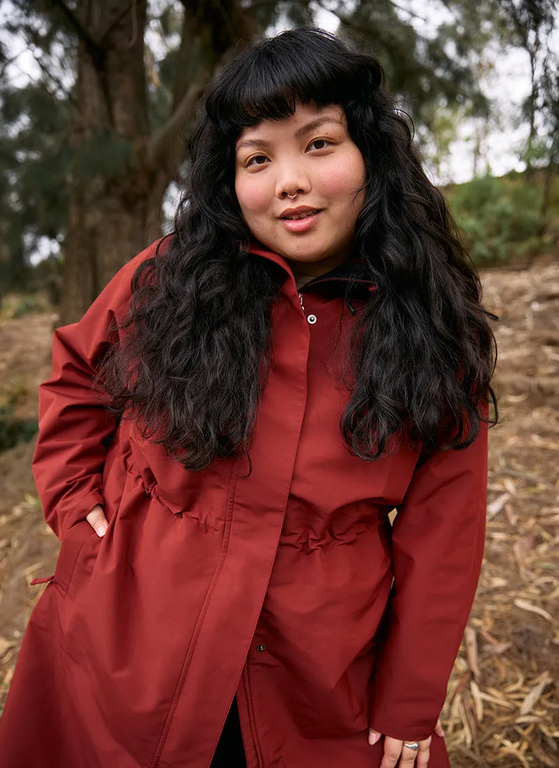 Overlander Waterproof Jacket - Terracotta sold by Amble Outdoors