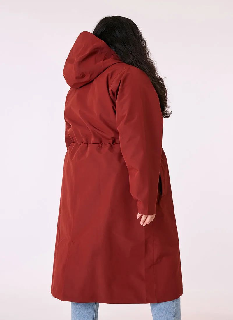 Overlander Waterproof Jacket - Terracotta sold by Amble Outdoors product image thumbnail 3