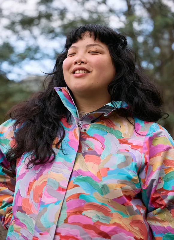 Refuge Waterproof Jacket - Fairy Bread Crumbs sold by Amble Outdoors