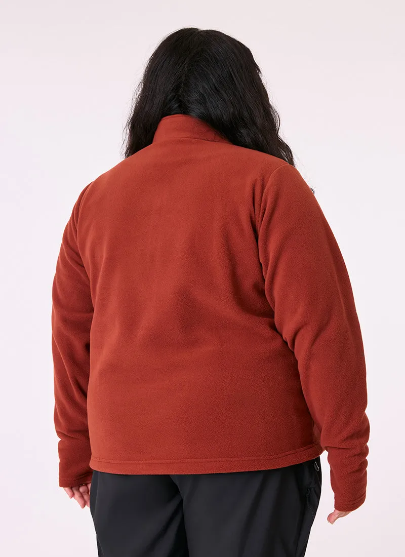 Sugarloaf Fleece Jumper - Terracotta sold by Amble Outdoors product image thumbnail 5