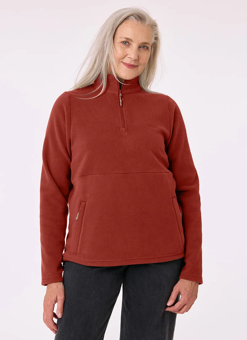 Sugarloaf Fleece Jumper - Terracotta sold by Amble Outdoors product image thumbnail 2
