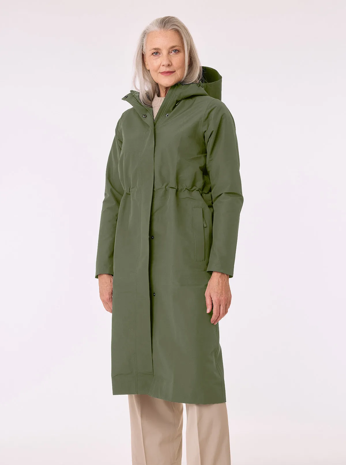 Overlander Waterproof Jacket - Fern sold by Amble Outdoors product image thumbnail 3