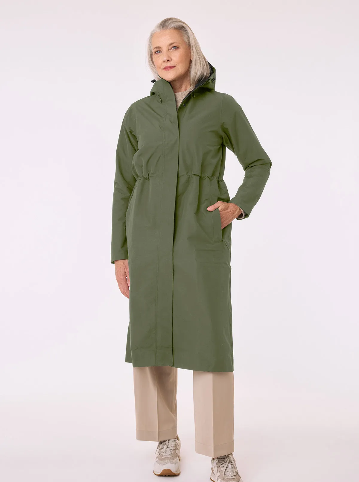 Overlander Waterproof Jacket - Fern sold by Amble Outdoors product image thumbnail 2