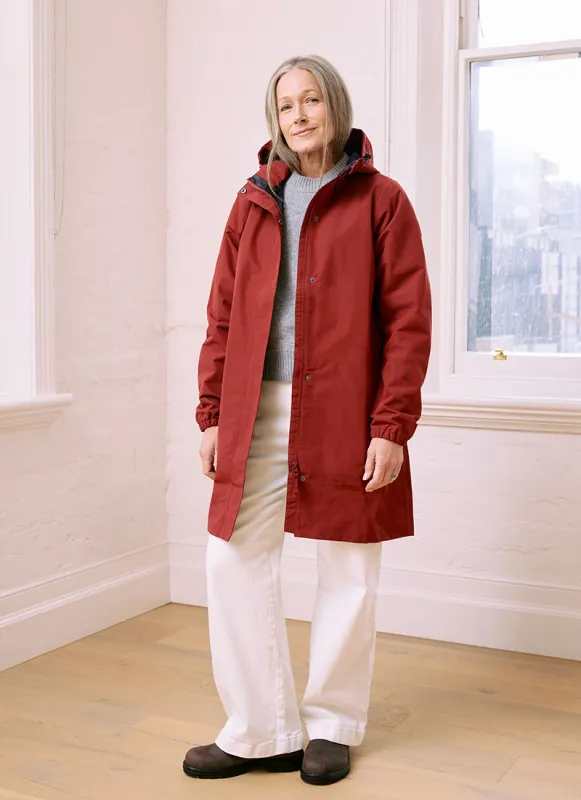 Refuge Waterproof Jacket - Waratah made by Amble Outdoors