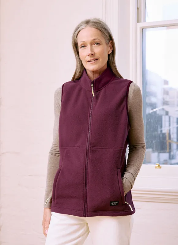 Sugarloaf Vest - Mulberry made by Amble Outdoors