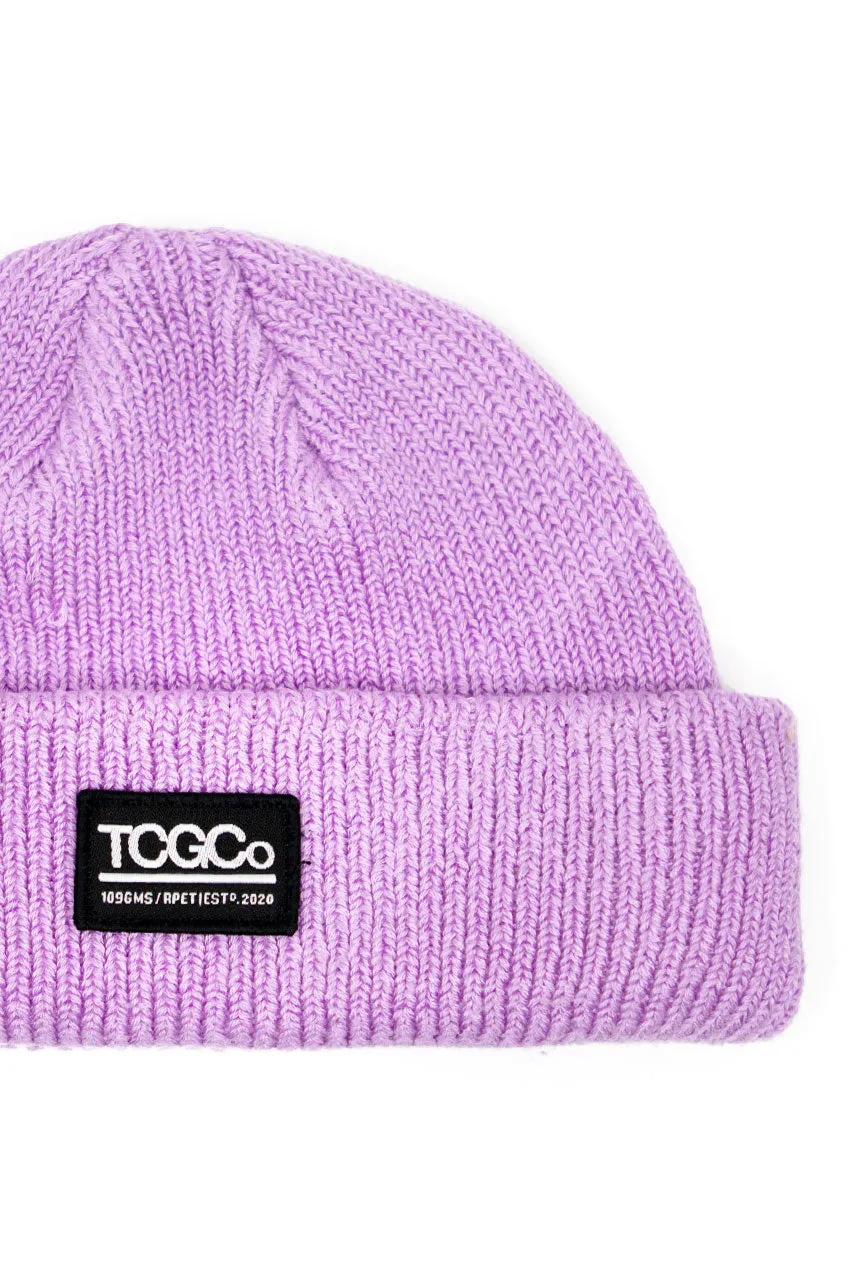 Rex - 100% Recycled Beanie Lilac sold by The Common Good Company product image thumbnail 4