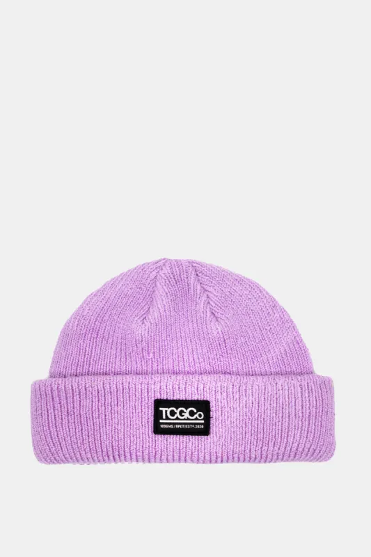 Rex - 100% Recycled Beanie Lilac sold by The Common Good Company
