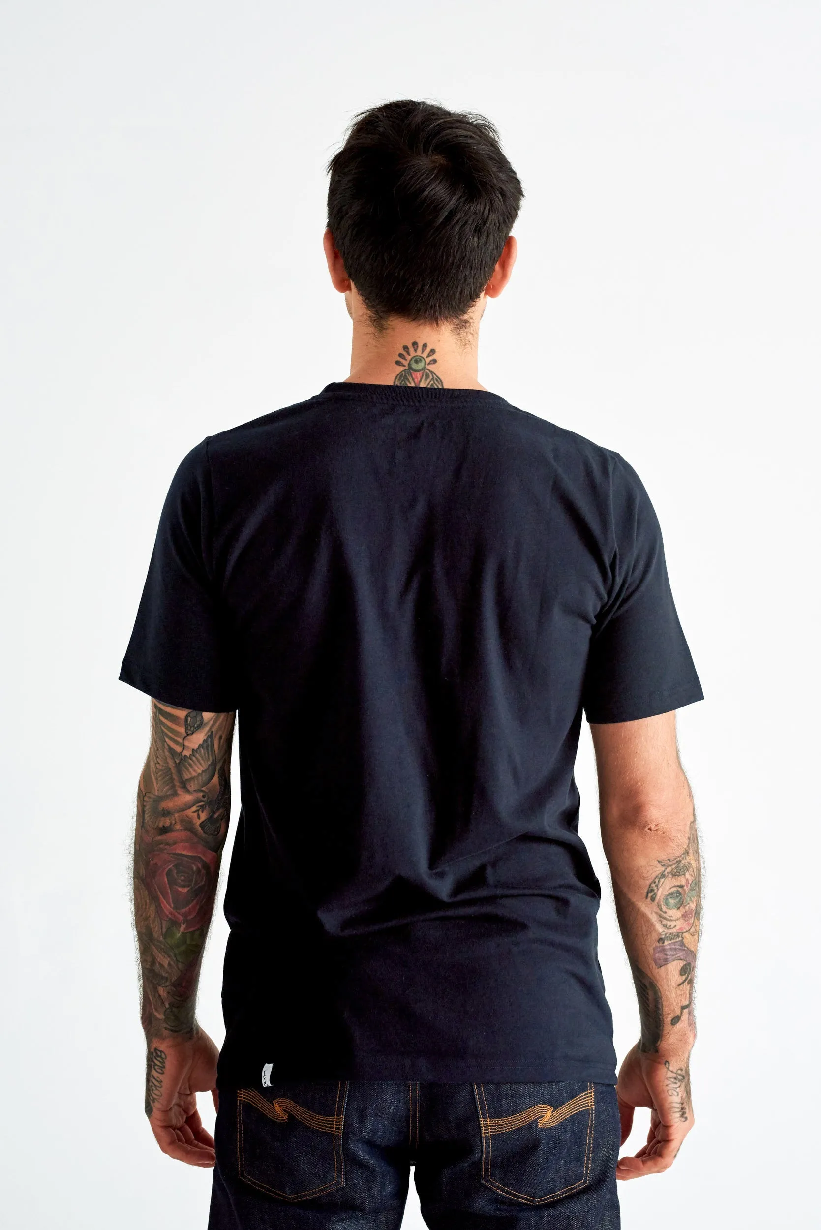JOHN CITIZEN T-SHIRT - NAVY sold by The Common Good Company product image thumbnail 4