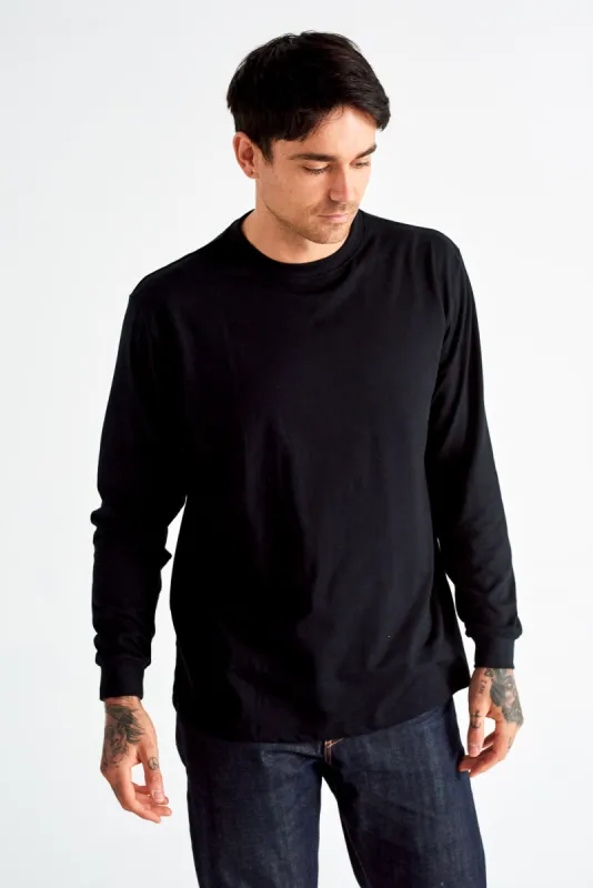 JOE BLOW LONG SLEEVE T-SHIRT - BLACK sold by The Common Good Company