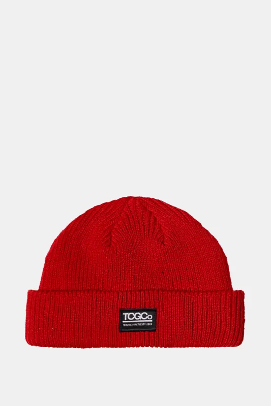 Rex - 100% Recycled Beanie Tomato sold by The Common Good Company