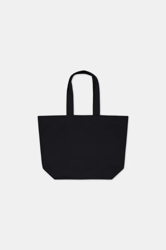 Black - 100% Recycled Cotton Market Tote made by The Common Good Company