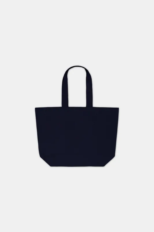 Navy - 100% Recycled Cotton Market Tote made by The Common Good Company